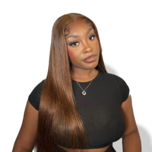Luxury Chestnut Straight: Chloe wig